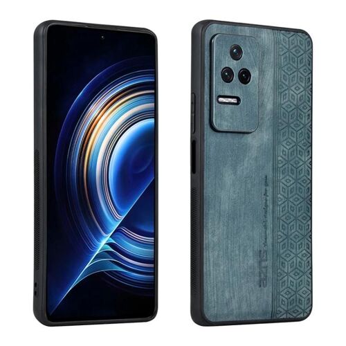 Coque de téléphone Xiaomi Redmi K50 / K50 Pro - Sensation de peau en relief 3D,vert foncé Vert foncé
