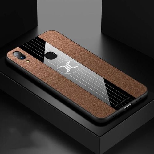Coque Tpu Antichoc Pour Vivo Y95 - Sunsky Xinli Tissu Marron Texture Marron