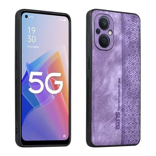 Coque De Téléphone 3d En Relief Pour Oppo A96 5g,F21 Pro 5g,Oneplus Nord N20 - Violet Violet