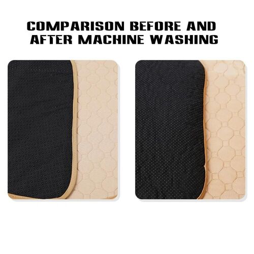 Coussin D'entraînement À La Propreté Réutilisable À Absorption Rapide Imperméable À L'eau Antidérapant Beige,S