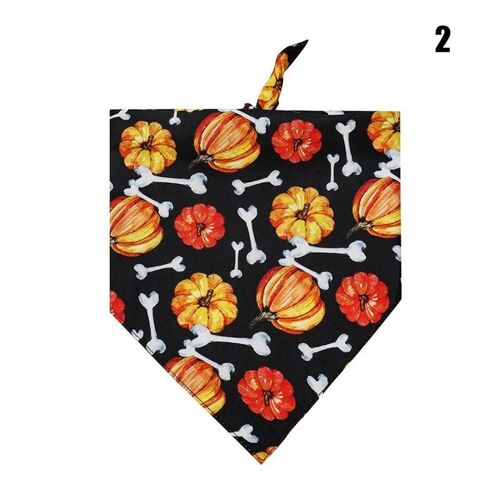 Halloween Chien Bandanas Écharpe Pour Animaux De Compagnie Pour Petits Moyens Grands Chiens Réglable Pet Saliva Towel Dog Scarf 2