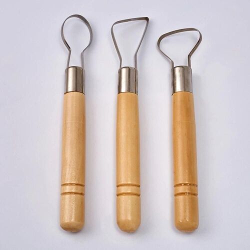 3pcs Poterie Argile Outils 7 Pouces Plat Fil Cutter Diy Sculpting Set Pour Poterie Modélisme Nouveau