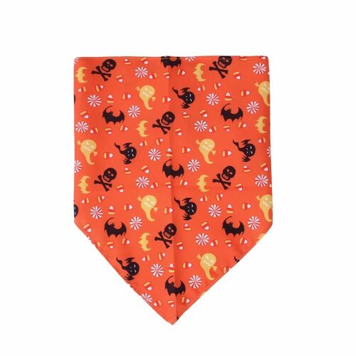 Halloween Chien Bandanas Triangle Écharpe Bavoirs Réglables Pour Porter Quotidiennement Numéro 1