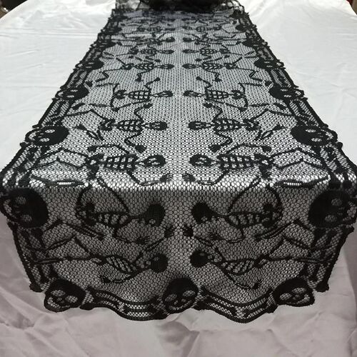 Chemin De Table Effrayant Couverture De Table Ornements De Fête Nappe Pour Halloween Table À Manger À La Maison Nouveau