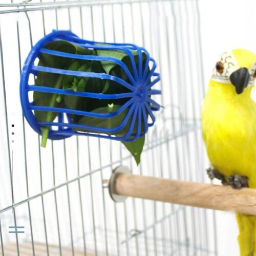 2pcs Oiseaux Mangeoire Perroquets Oiseaux Cage Suspendu Nourriture Fruits Panier De Légumes Pour Perroquets Perroquets Perruches Eclectus Perroquets