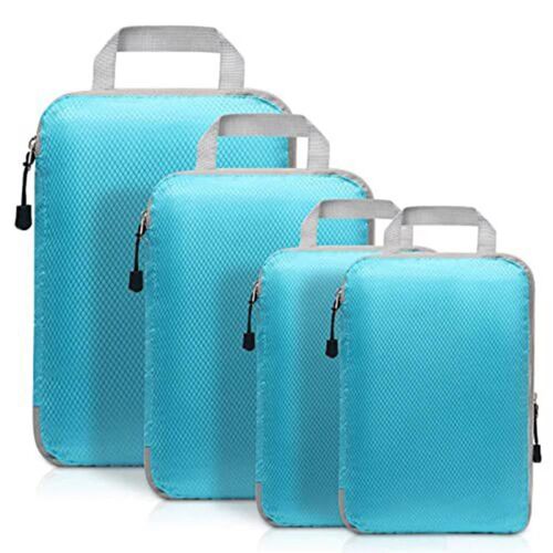 Sac de rangement étanche portable en quatre pièces pour l'extérieur bleu ciel
