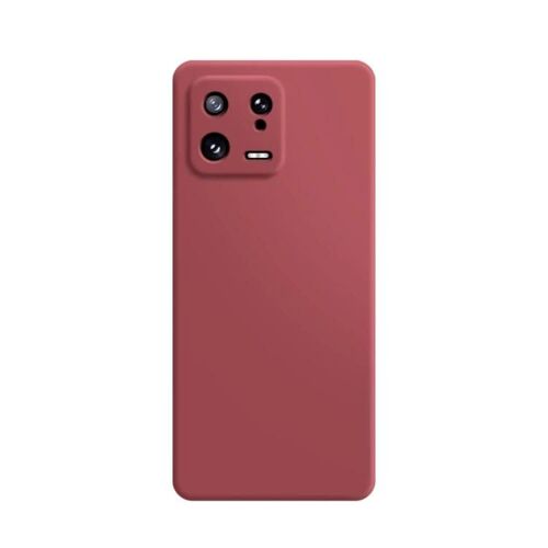 Coque de téléphone en silicone liquide Xiaomi 13 - Imitation Soft Cover,Rouge