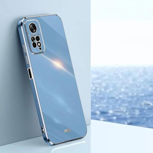 Coque De Téléphone Xiaomi Redmi Note 11 Pro 4g/5g Tpu - Bleu Céleste,6d Electroplate Bleu Céleste