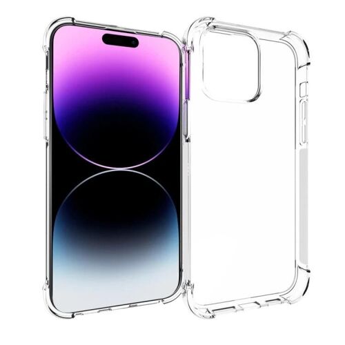 Coque Iphone 15 Pro Max - Antichoc,Tpu Antidérapant,Design Transparent