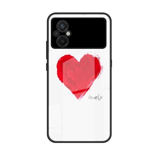 Coque De Téléphone Xiaomi Poco M5 - Verre Peint Coloré Design Love