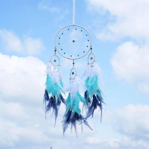 Dream Catchers Ethnique Plume Ornement Suspendu Mur Art Décor Pour Maison Porte Hôtel 66cm De Long En Total Nouveau