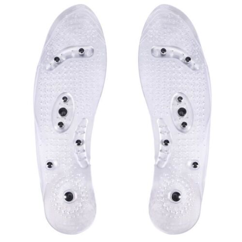 2 Paires De Semelles De Massage Respirantes Magnétiques Transparentes Améliorent Appareil Multifonction De Soin - Colonne De Soin
