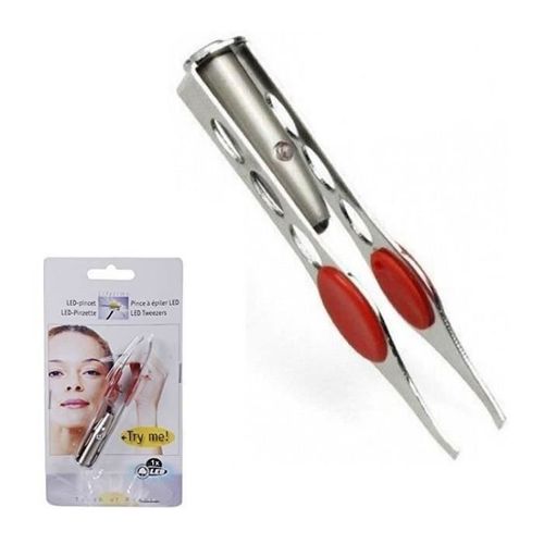 Pince A Epiler Lumineuse Led - Accessoire Soin Beauté Épilation - 927 