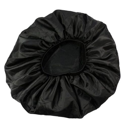 Bonnet De Nuit En Satin Pour Femmes - Black Beauty - Extra Large - Double Couche - Élastique - Outils De Cheveux 