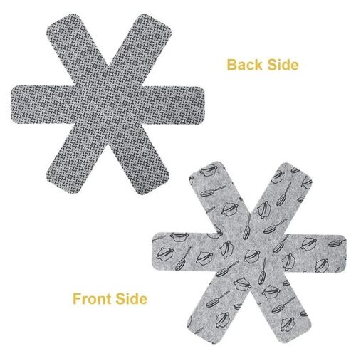 Casserole Coaster 15 Pcs Protecteur De Casserole Va Au Lave-Vaisselle Résistant À La Chaleur Pour Casseroles Et Bol