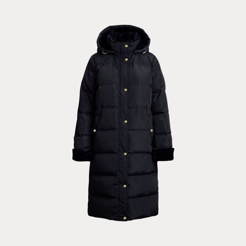 Doudoune À Capuche Avec Fausse Fourrure