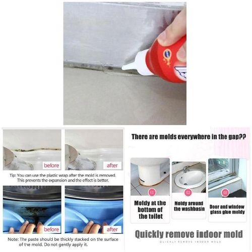 Mildew Remover Gel Wall Mold Remover Tile Cleaner Salle de Bain Porcelaine Sol Calfeutrant Gel