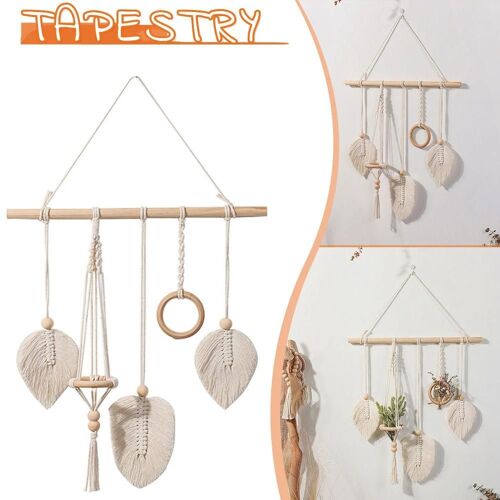 Tapisserie tissée à la main Rangement décoratif Rack Décoration suspendue Cadeaux d'artisanat