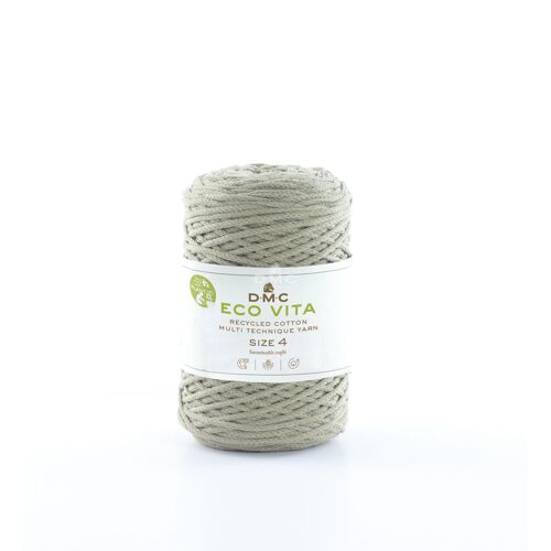 Fil Coton Recyclé Eco Vita 4mm 250g Col. 08 Vert