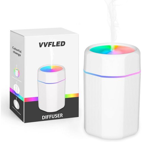 Jgd-Diffuseur D'huiles Essentielles Portable Blanc 