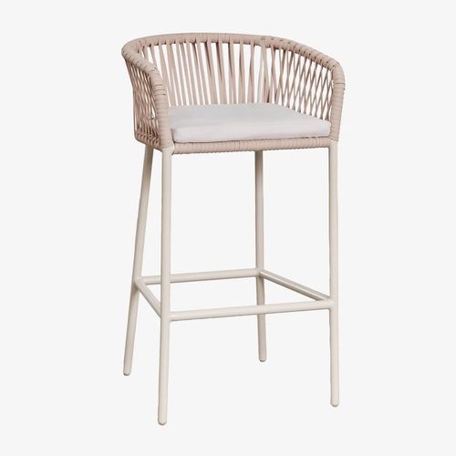 Lot De 2 Tabourets Hauts Arhiza Tapioca Beige ¿75 Cm