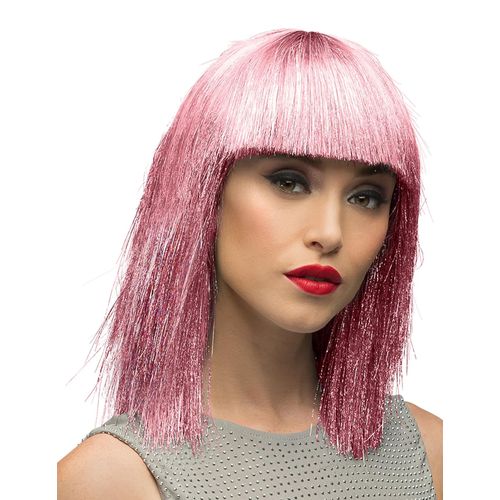 Perruque Irisée Rose Femme