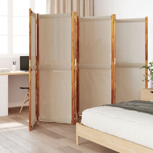 vidaXL Cloison de séparation 6 panneaux taupe 420x180 cm