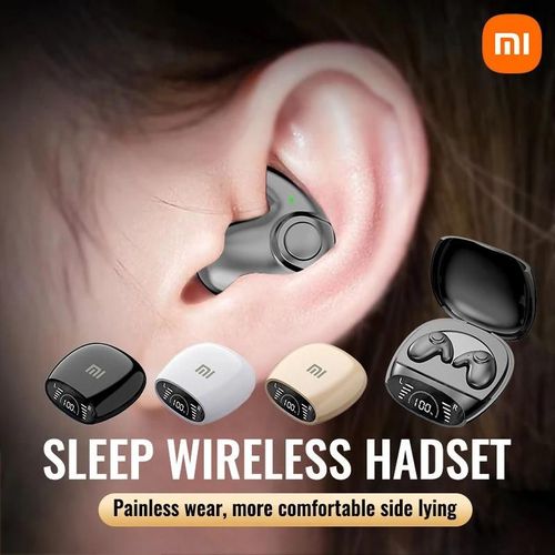 Xiaomi sommeil écouteurs invisibles petits écouteurs suppression du bruit casques sans fil sport stéréo Bluetooth 5.3 écouteur avec micro White