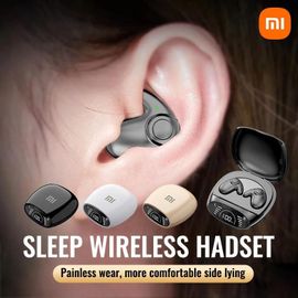 Xiaomi sommeil écouteurs invisibles petits écouteurs suppression du bruit casques sans fil sport stéréo Bluetooth 5.3 écouteur avec micro White