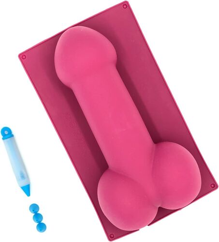 Kalanka-Moule À Gâteau En Silicone, Moule À Gâteau D'anniversaire Original Et Intéressant, Moule À Chocolat Antiadhésif Pour Pains Faits Maison, Pain De Viande, Quiche (25,4 Cm)