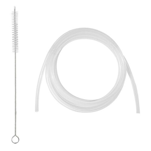 Tube souple de connexion de lait avec brosse de nettoyage pour machine à café automatique