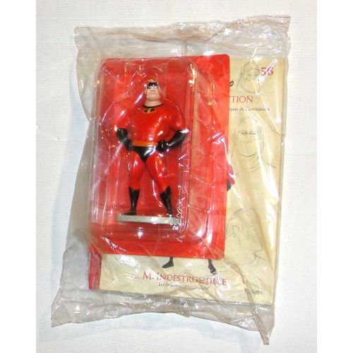 Mr indestructible Bob figurine disney N°56 + Livre Sur Les Secrets Du Personnages les indestructible Disney hachette