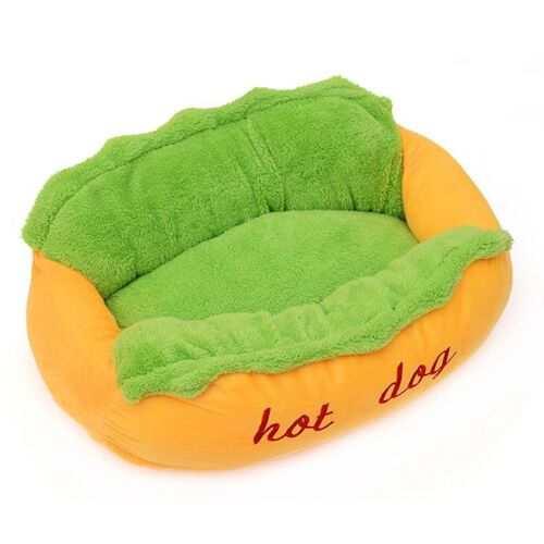 Lit Pour Hot-Dog Grand Chien Chaise Longue Lit Chenil Tapis Doux Pp Coton Pour Animaux De Compagnie Chiot Chaud Doux Lit Ménage Pour Chien Chat Petit