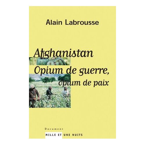 Afghanistan, Opium De Guerre, Opium De Paix