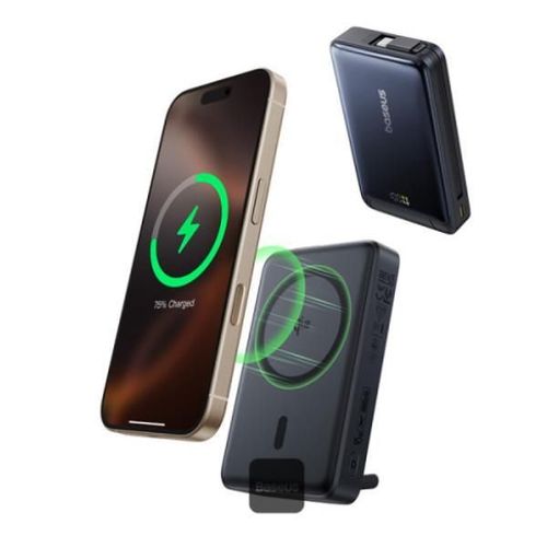 Baseus Nomos 10000 Mah Recharge Sans Fil Noir