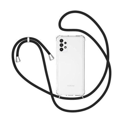 Étui Suspendu Avec Corde Pour Samsung Galaxy A23 4g / A23 5g / M23 Noir (Noir)