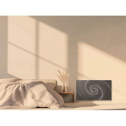 Radiateur électrique fixe connecté WIFI à inertie sèche céramique 1500W Bestherm ARIANE CONNECT Design horizontal noir