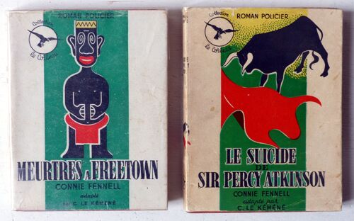 [Lot De 2 Romans Policiers Parus Dans La Collection 'le Corbeau'] (Collection 'le Corbeau')