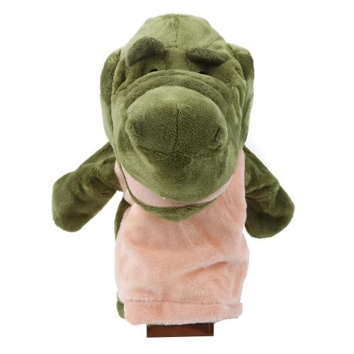 Forme d'animal Raconter des histoires Apprendre Bébé Enfants Jouet en peluche Marionnettes à main douces Poupée #Crocodile