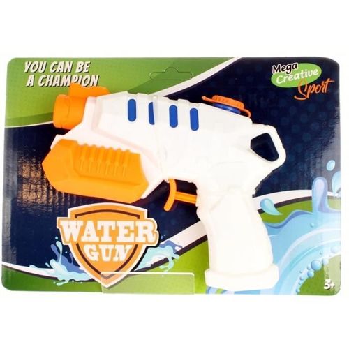 Pistolet À Eau - Pvc - Blanc - Enfant - Extérieur - 16 Cm - Mixte - A Partir De 3 Ans