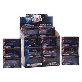 Véhicules De Police En Métal - Johntoy - Modèle Au Choix - Jouet En Métal Pour Enfant De 3 Ans Et Plus