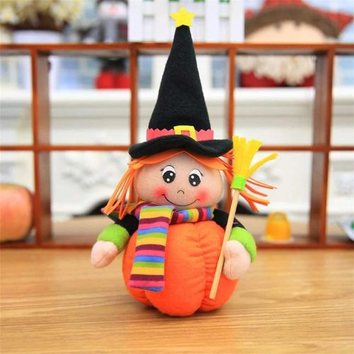 Halloween sorcière poupée chapeau robe tissu bar bal bureau décoration cadeau (Type B:Pentagram Sorcière)