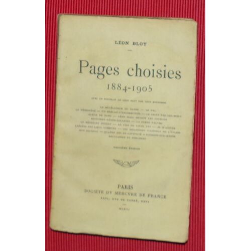 Pages Choisies 1884-1905