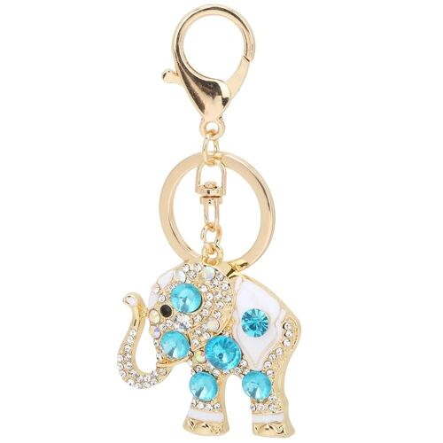 Porte-Clés Alliage Exquis Éléphant Forme Cadeau Décoratif Pendentifs Suspendus Fille Sac À Main Décoration