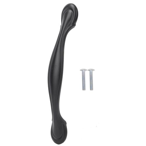 Alliage de zinc Poignée de traction noir épaissi armoire armoire meubles Pull accessoire 180mm