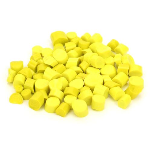 28g / Sac Millefiori Fusionner Verre Fusible Pour Bricolage Artisanat Micro-Ondes Four Fabrication De Bijoux Jaune