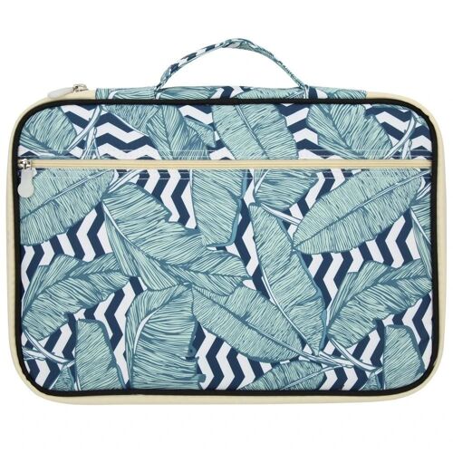 A4 Porte-Documents Multifonctions Classeur Organisateur De Documents De Réunion Fournitures De Bureaufeuilles De Bananier 35x25x3