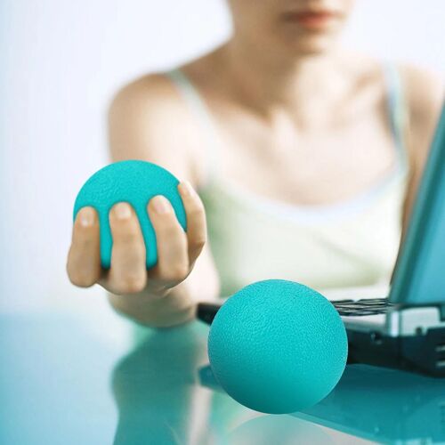 Balle De Prise De Thérapie De Massage En Silicone Pour La Force De La Main Exercice Soulagement Du Stress (Vert 35)