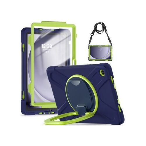Coque Armure Solide Pour Samsung Galaxy Tab A9+ Plus Coque Avec Couvercle De Sangle Ce1082