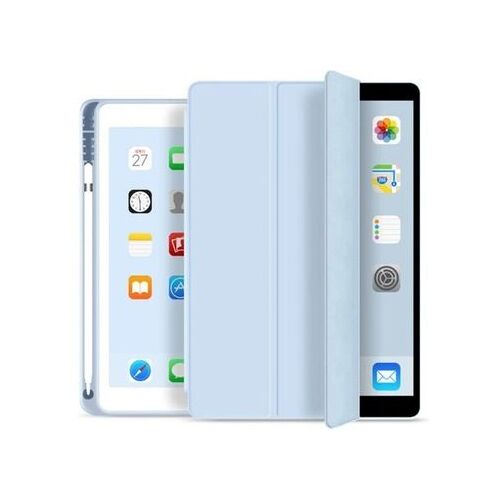 Étui Intelligent Avec Flip Pour Ipad 10.2 7/8/9 Gen Avec Espace Pour Un Crayon Ce1419